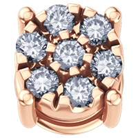 Charm Elements Dame in Rosègold Diamante DCHF4138.003